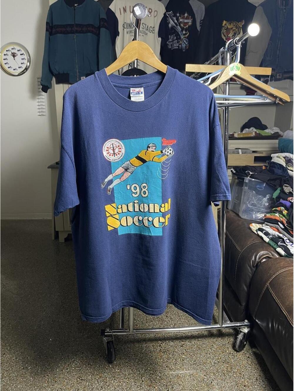 Vintage 1998 National Soccer League T-shirt